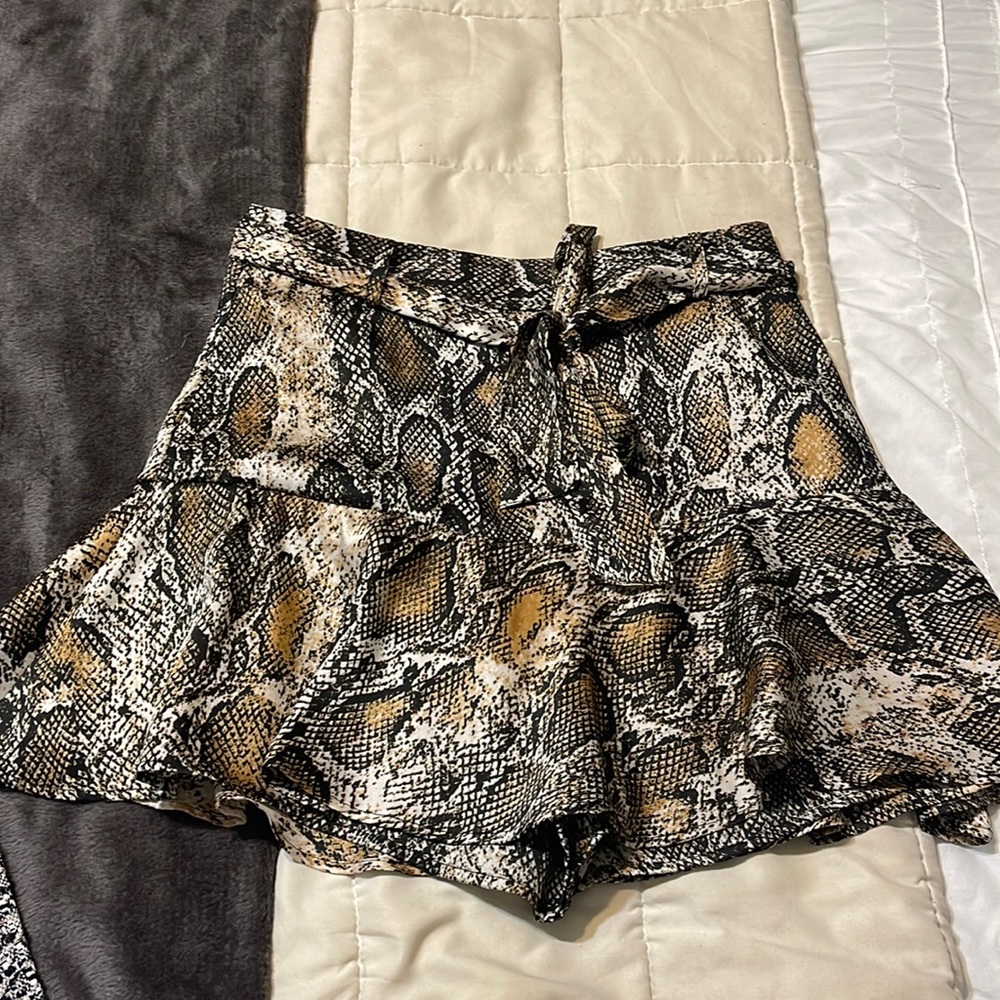 Zara Snake Skin Skort
